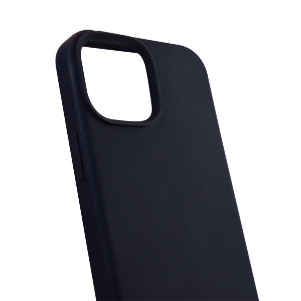 Imagem de Capa Aveludada Preta + Película De Hydrogel HD Compatível Para iPhone 13 Mini 5.4