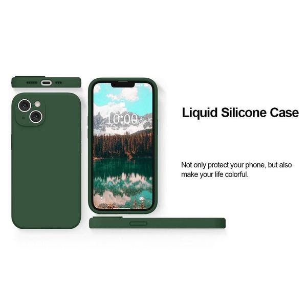 Imagem de Capa Aveludada Silicone Anti Impacto Compativel Com iPhone 15 Todos