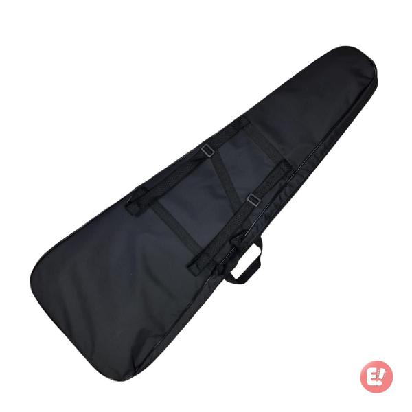 Capa Bag Guitarra Luxo Acolchoada Preta Via Som - Viasom Imagem de Capa Bag Guitarra Luxo Acolchoada Preta Via Som