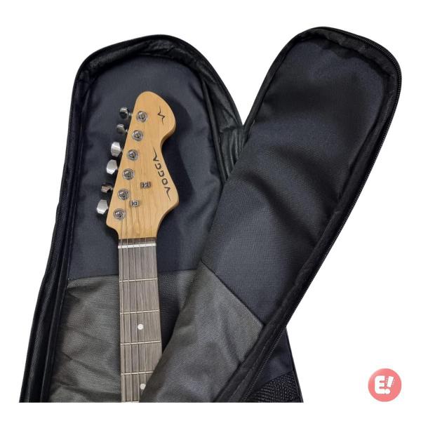 Capa Bag Guitarra Luxo Acolchoada Preta Via Som - Viasom Imagem de Capa Bag Guitarra Luxo Acolchoada Preta Via Som