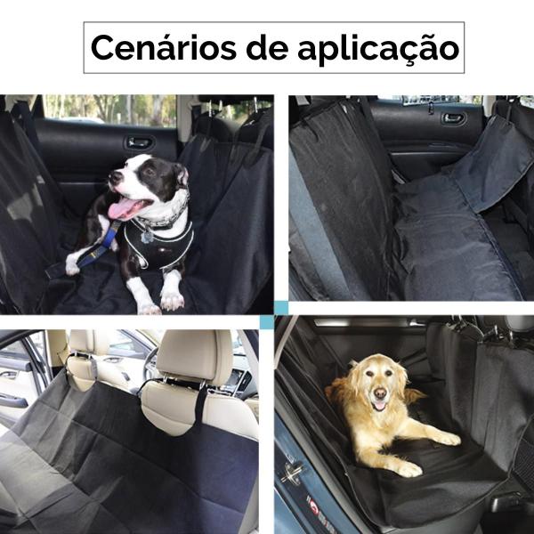 Imagem de Capa Banco Assento Traseiro Carro Impermeável Protetor Rede Cachorro Gato Pet