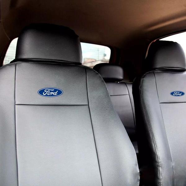 Capa Banco Automotivo Ford Couro Universal Impermeável Protetora - Capas Imagem de Capa Banco Automotivo Ford Couro Universal Impermeável Protetora