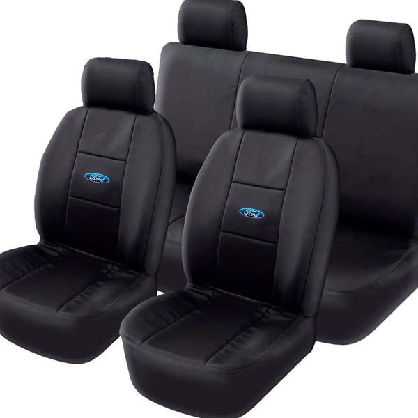 Capa Banco Automotivo Ford Couro Universal Impermeável Protetora - Capas Imagem de Capa Banco Automotivo Ford Couro Universal Impermeável Protetora