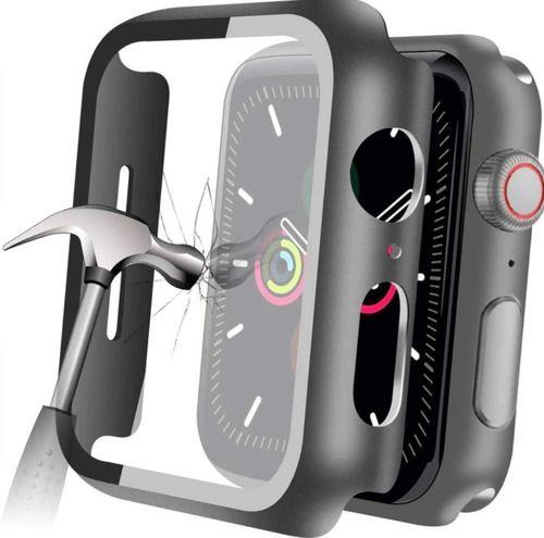 Imagem de Capa Bumper Para Apple Watch Com Protetor Tela Vidro 45mm