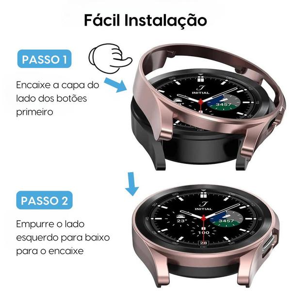 Imagem de Capa Bumper Para Galaxy Watch 5 Pro - Preto