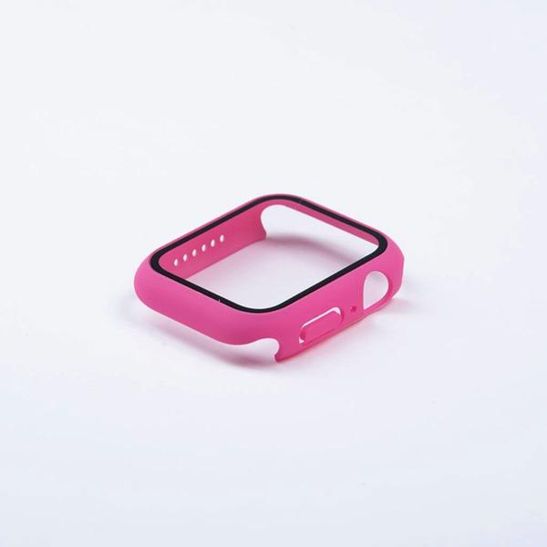 Imagem de Capa Bumper Película Hprime Para Apple Watch 44mm - Rosa Choque