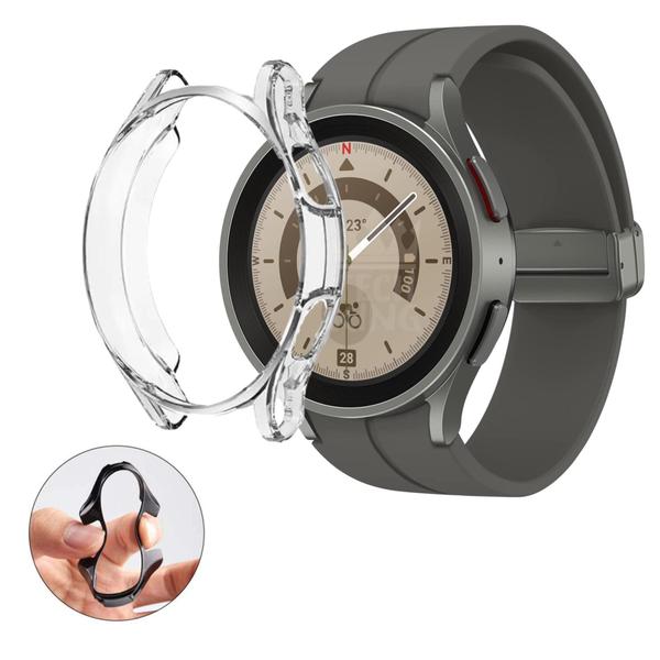 Capa Bumper Proteção Lateral Para Galaxy Watch 5 Pro 45Mm - Techking Imagem de Capa Bumper Proteção Lateral Para Galaxy Watch 5 Pro 45Mm