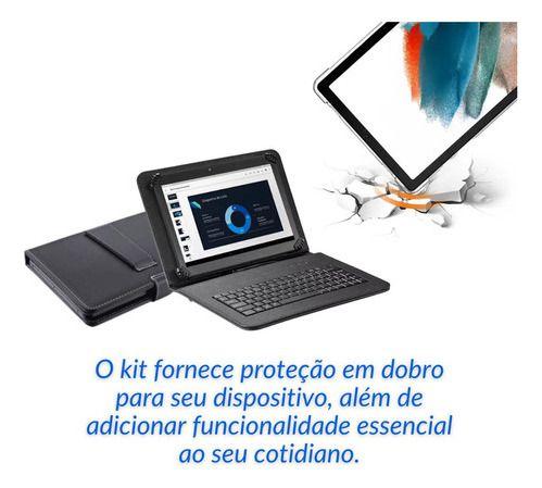 Imagem de Capa C/ Teclado Película Mouse Para Tablet Tab A9 Plus X210