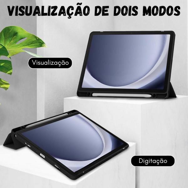 Imagem de Capa + Caneta Stylus + Vidro Para Tablet Samsung A9+ 11 X210