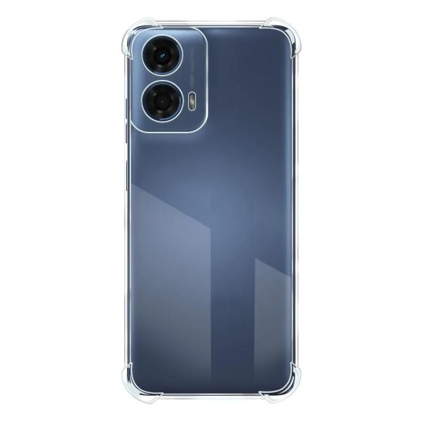 Imagem de Capa Capinha Anti Impacto Transparente + Película De Ceramica Para Moto G24 Xt2423 Tela 6.56