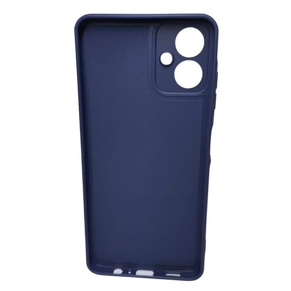 Imagem de Capa Capinha Aveludada Azul Marinho Para Samsung Galaxy A06