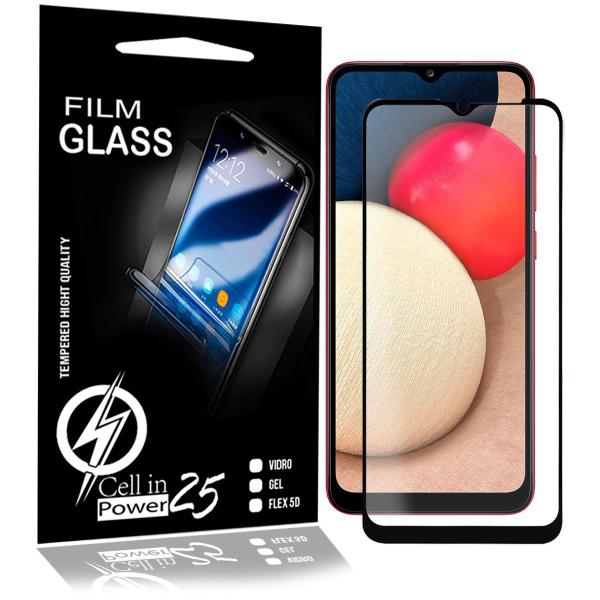 Imagem de Capa Capinha Aveludada GALAXY A02S A025 6.5 + P Vidro Full 3d - Cell In Power25