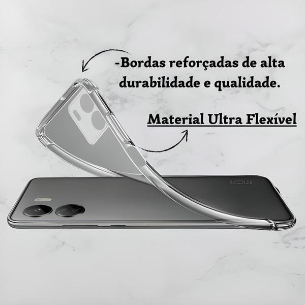 Imagem de Capa Capinha Case Anti Impacto + Película Para Motorola G54