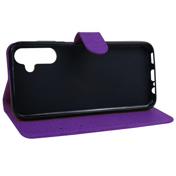 Imagem de Capa capinha case carteira roxa galaxy a14 5g a146 6.6 - cell in power25