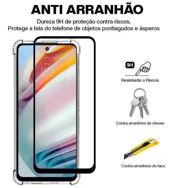 Imagem de Capa Capinha Case Motorola Moto G20 + Pelicula Vidro 3D