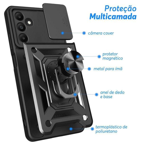 Imagem de Capa Capinha Case Para Samsung Galaxy A55 Protetora Militar