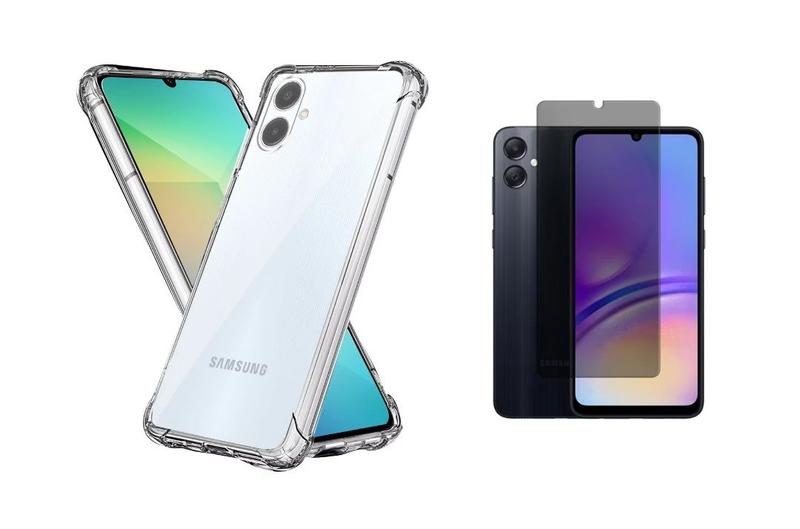 Imagem de Capa Capinha Case + Pelicula Privacidade Samsung Galaxy A06