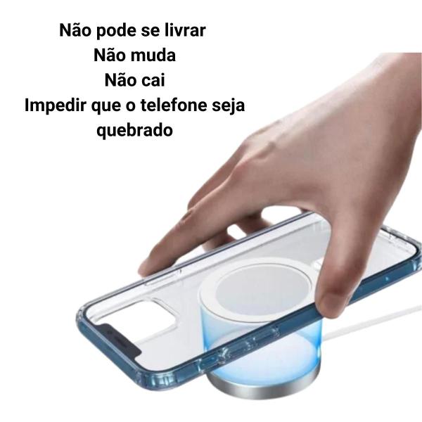 Imagem de Capa Capinha com Magsafe Compatível iphone 13 Carga por indução