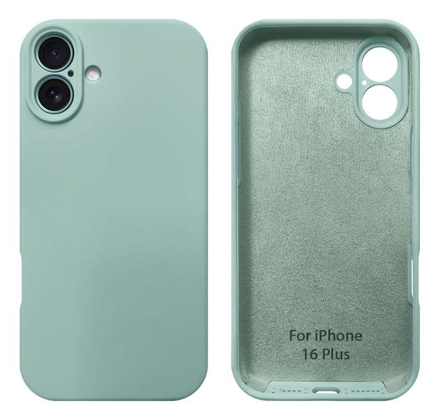 Imagem de Capa Capinha Compativel com iPhone 16 Plus Proteção de Câmera Silicone Aveludado