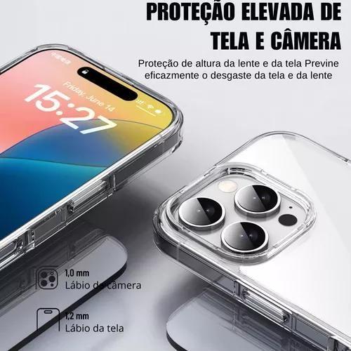 Imagem de Capa Capinha Compativel Para iPhone 16/ IPhone 16 Plus / IPhone 16 Pro / IPhone 16 Pro Max/ Série Aurora Slim Anti-impacto