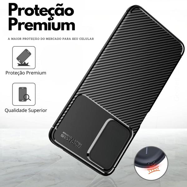 Imagem de Capa Capinha Fibra Carbono Para Galaxy A06 Case Anti Impacto