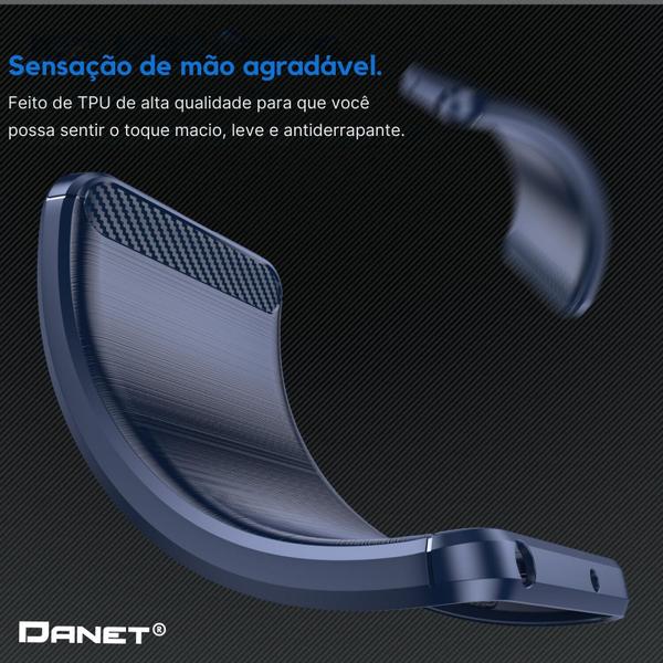 Imagem de Capa Capinha Fibra Para Motorola Moto G04 Case Anti Impacto