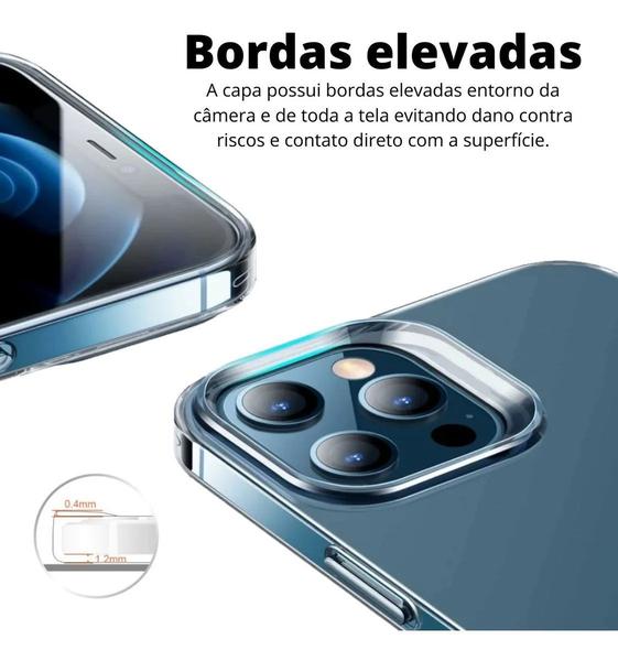 Imagem de Capa Capinha Hybrid Antishock Clear P/ IIphone 12 12 Pro 6.1 / 12 Pro Maxx 6.7