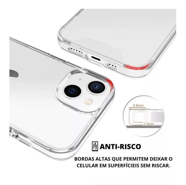 Imagem de Capa Capinha Hybrid Space Anti-Impacto Clear P/ Iiphone 15 Ppro Max