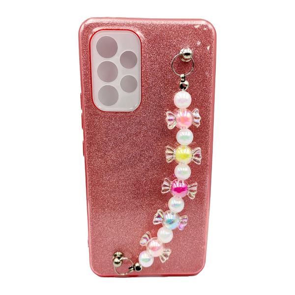 Imagem de Capa Capinha para Samsung Galaxy a53 5g a536 tela 6.5 com pulseira Decorativa