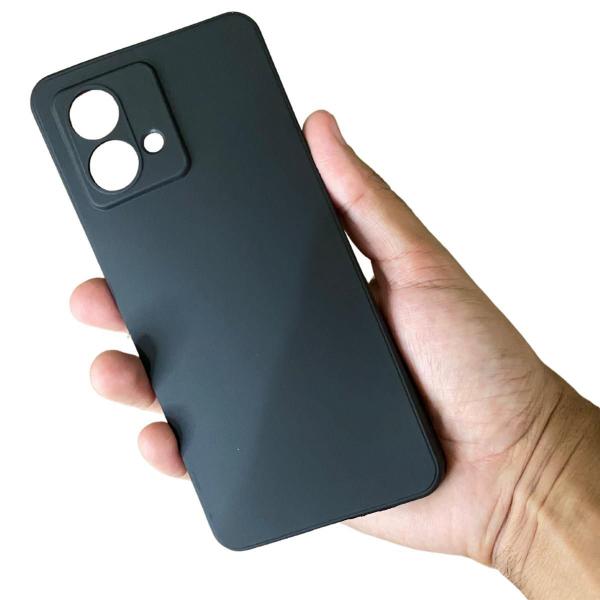 Imagem de Capa Capinha + Pelicula Nano 9D Para Moto G34 Preto