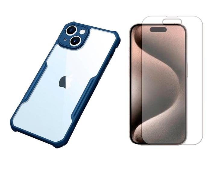 Imagem de Capa Capinha Premium Compativel Com iPhone 15 Plus + Película Hidrogel