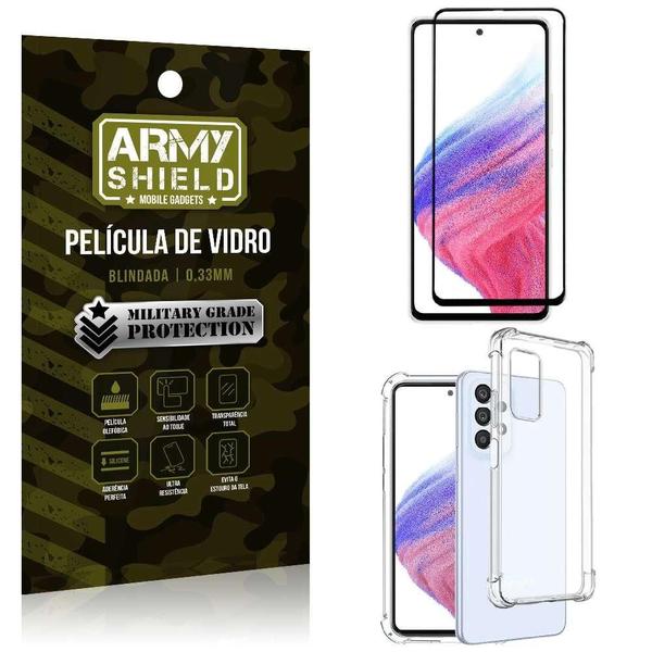 Imagem de Capa Capinha Samsung A53 Anti Shock + Película De Vidro 3D