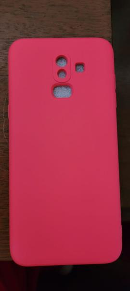 Imagem de Capa Capinha Samsung Galaxy J8 Protege Câmera Silicone Aveludada