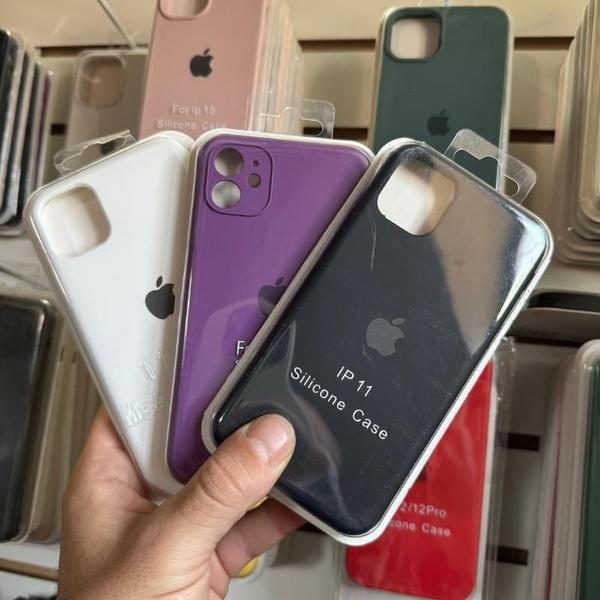 Imagem de Capa Capinha Silicone Anti Impacto Compatível Com iPhone 11 