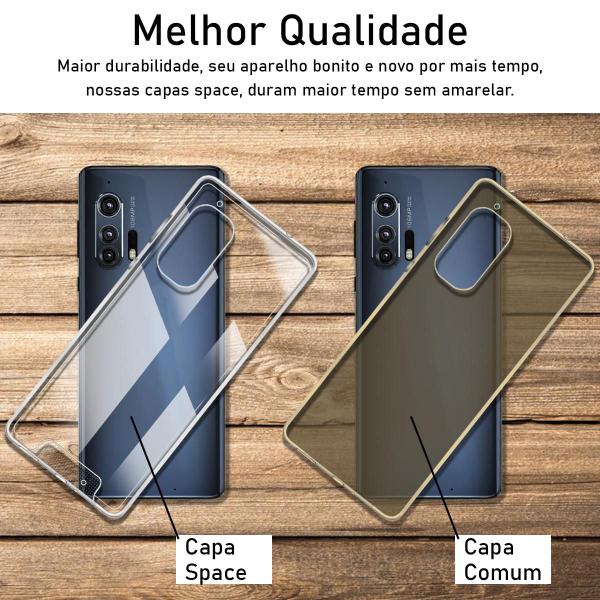 Imagem de Capa Capinha Space + Película DE VIDRO 3D Compativel Galaxy A53 A536 6.5 - Luiza Cell25