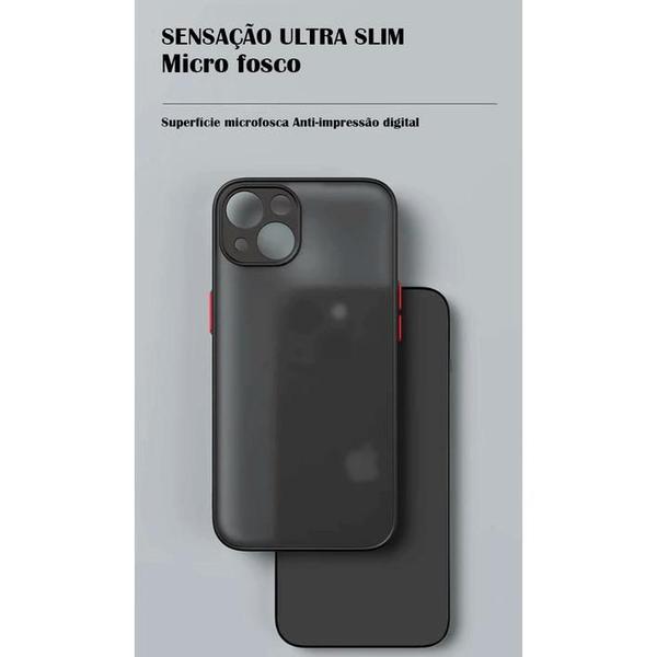 Imagem de Capa Capinha Translucida Anti Impacto Compativel com iPhone 15 Plus