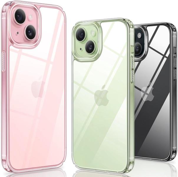 Imagem de Capa Capinha Transparente Fina Para iPhone 15 Plus Pro Max