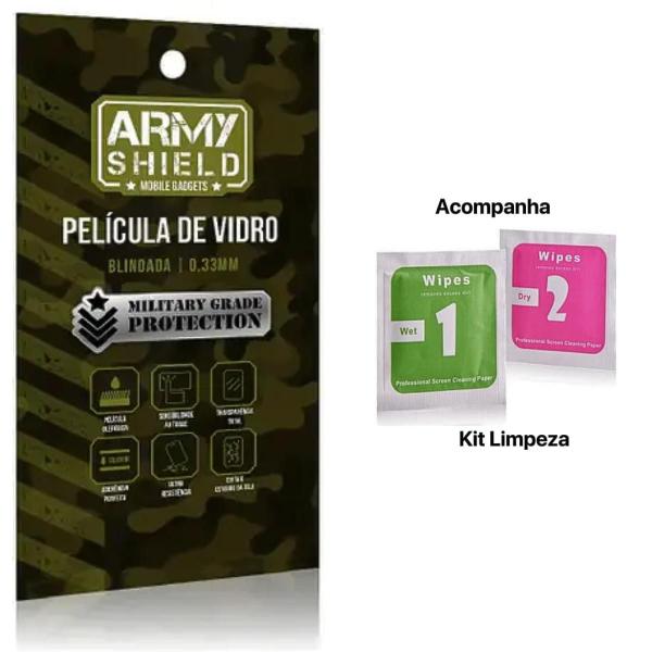 Imagem de Capa Capinha Transparente Para Galaxy A06 + Power Bank 10000 + Pelicula de Vidro 3D Armyshield