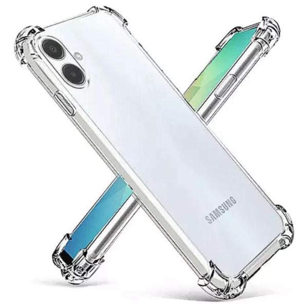 Imagem de Capa Capinha Transparente Para Galaxy A06 + Suporte Carro Magnético + Pelicula de Vidro 3D Armyshield