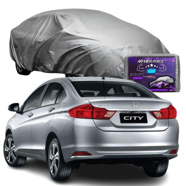 Imagem de Capa Carro Honda City Sedan Impermeável Com Forro e Elástico