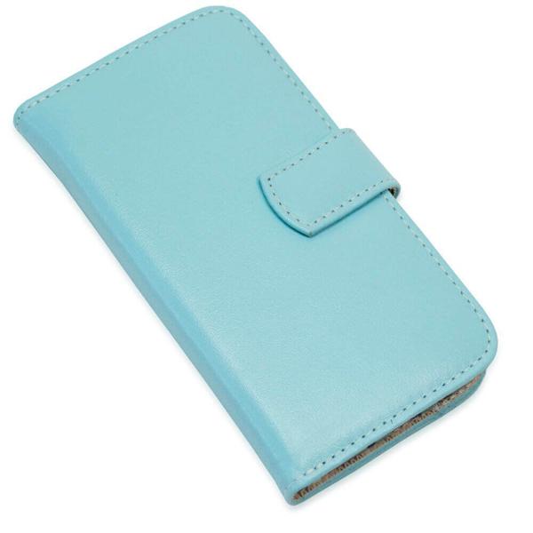 Imagem de Capa carteira couro azul bebe para iphone xs max 6.5