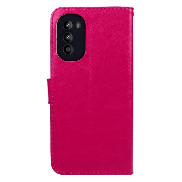 Imagem de Capa Carteira Couro ROSA compativel Moto G52 XT2221 6.6  - Luiza Cell25