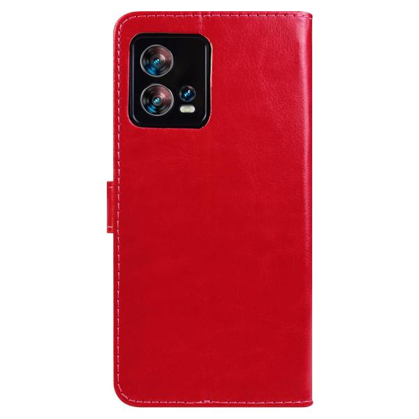 Imagem de Capa Carteira Couro VERMELHO compativel Moto Edge 30 Fusion / S30 Pro  - Luiza Cell25