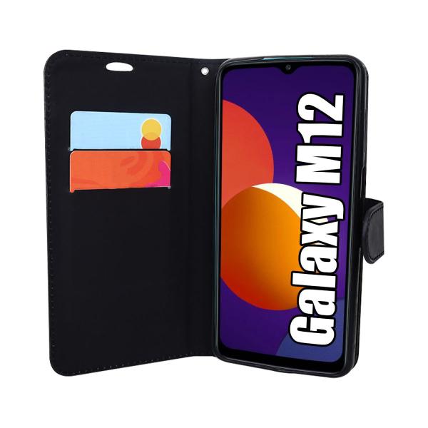 Imagem de Capa Carteira + Pelicula De Vidro 3D Galaxy M12 M127 6.5 - Cell In Power25