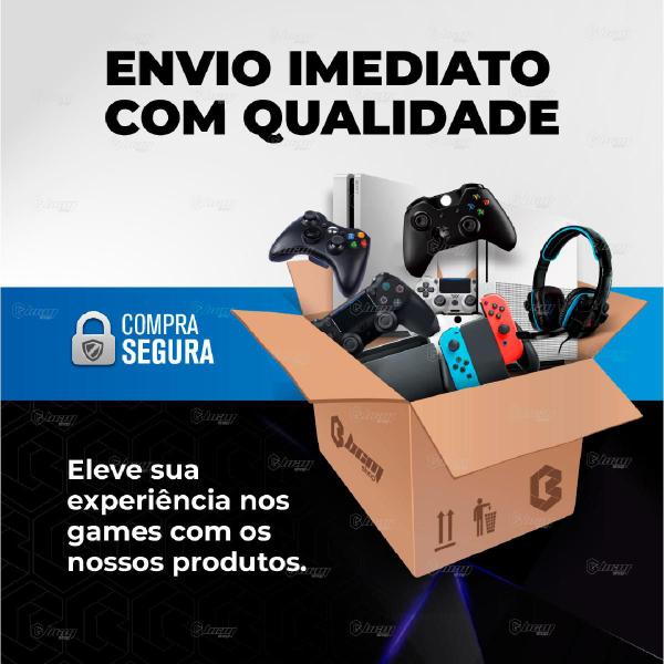 Imagem de Capa Case Acrílica Ergonômico Transparente Proteção 6 slots jogos Compatível com Nintendo Switch Oled