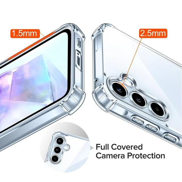 Imagem de Capa Case Anti Queda Para Samsung Galaxy M15 6.5 + Pelicula 3d