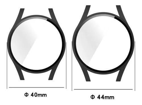 Imagem de Capa Case Bumper Preto Com Película Compativel Galaxy Watch 4 40mm