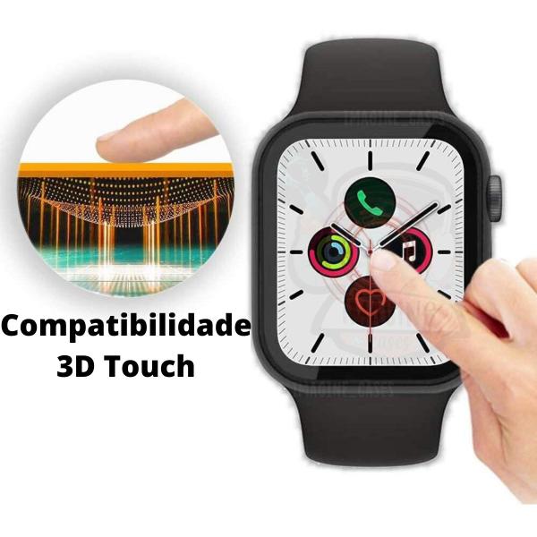 Imagem de Capa Case Bumper Vidro Temperado Applewatch 4/5/6/se 40mm