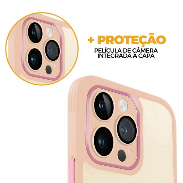 Imagem de Capa Case Capinha Lite Rosa para iPhone - Gshield