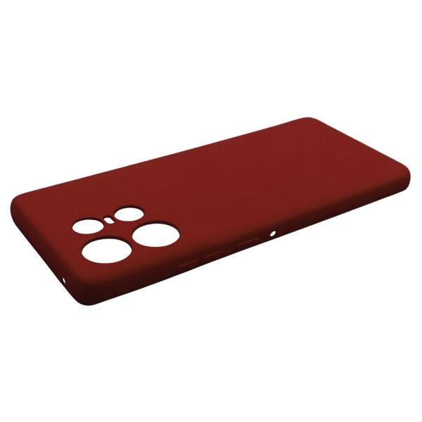 Imagem de Capa Case Capinha Silicone Aveludada Vermelho Para Motorola Edge 50 Pro XT2403 6.7